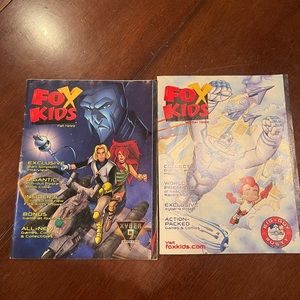 Fox Kids 2 mags and a Poster